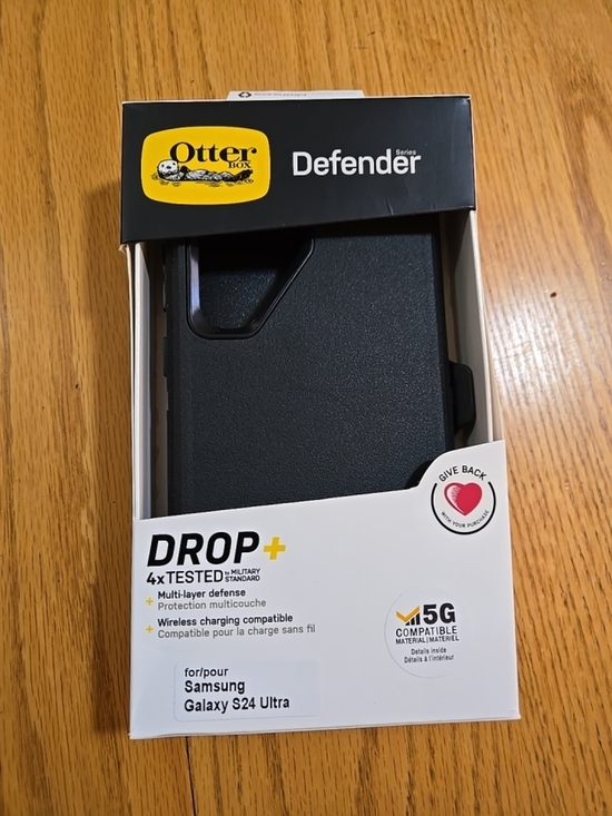 OtterBox Other - OtterBox Defender Samsung Galaxy S24 Ultra Case Black Rugged Holster NEW